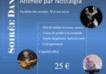 Affiche soirée dansante Nostalgia
